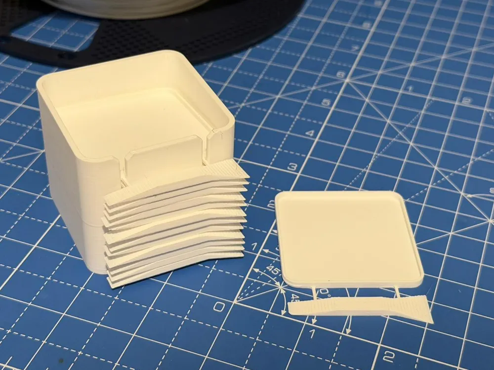 Stacking Epoxy & Adhesive Mixing Tray Set - Free 3D Print Model ...