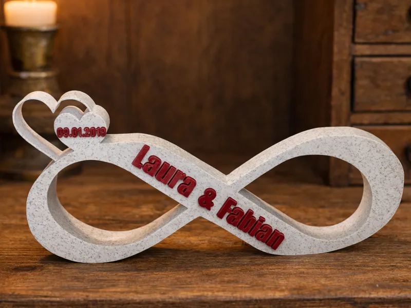 Personalisierbar - Unendlichkeit für Paare / Liebe