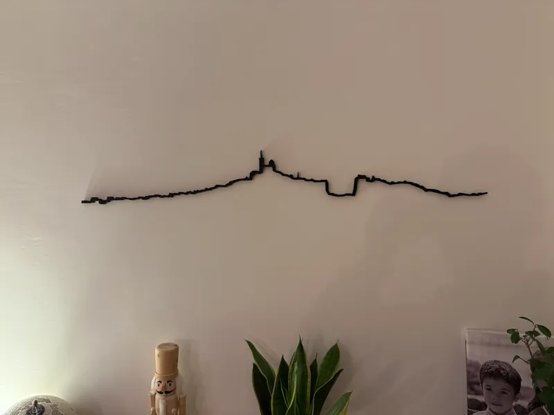 Skyline Marseille  106 cm, 61cm,  32cm