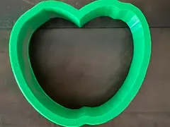 3.5" 2 Coffee Beans Form Heart Cookie Cutter