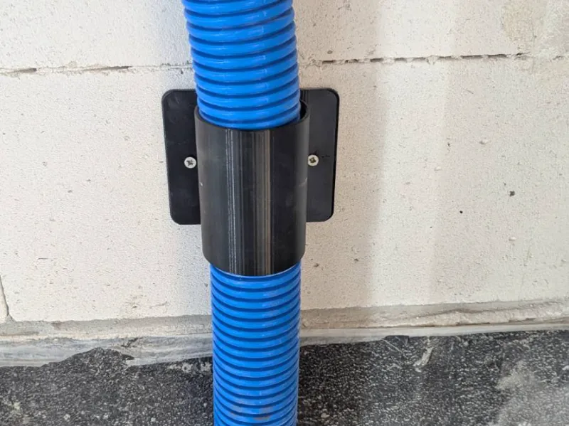 Corrugated cable conduit holder/ducting pipe 90/75