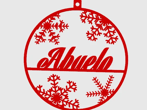 Ornament named Abuelo