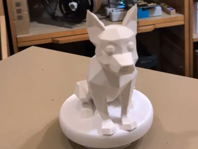 Lowpoly dog art (sell it)
