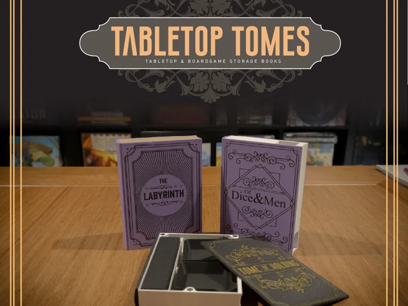 Tabletop Tomes - Book storage for tabletop gamers