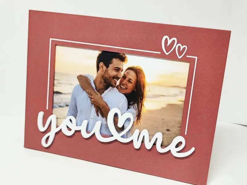 Valentine's Day photo frame for lovers