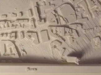 Brno Centrum - Relief Map