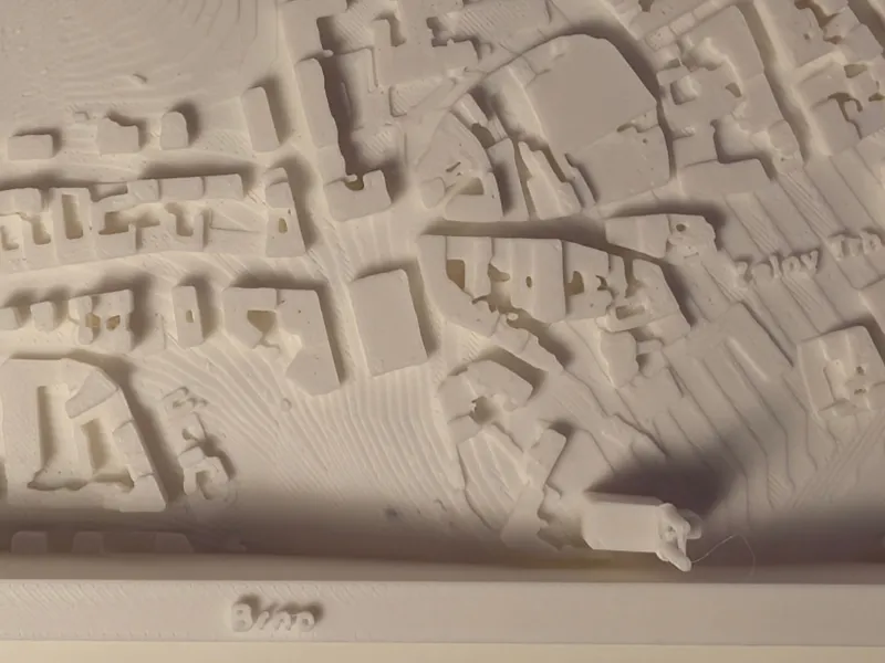 Brno Centrum - Relief Map
