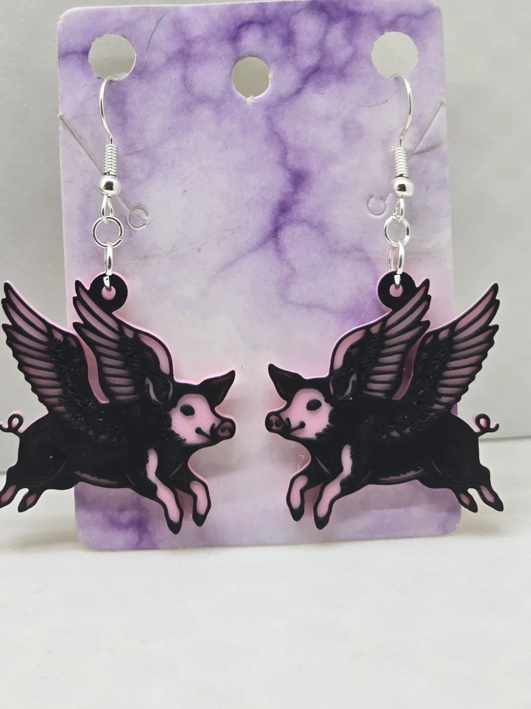 Pig Earrings view 3