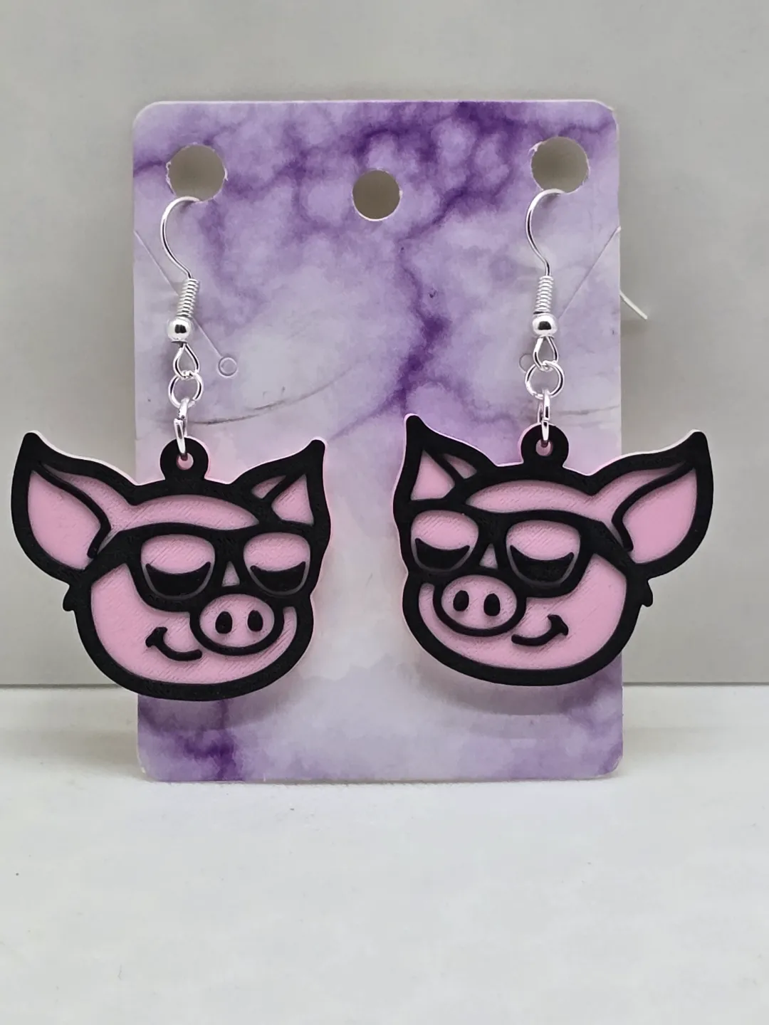 Pig Earrings view 2