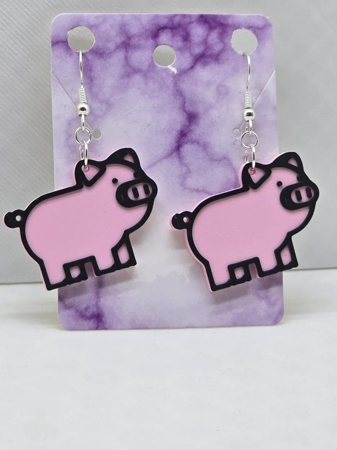 Pig Earrings view 4