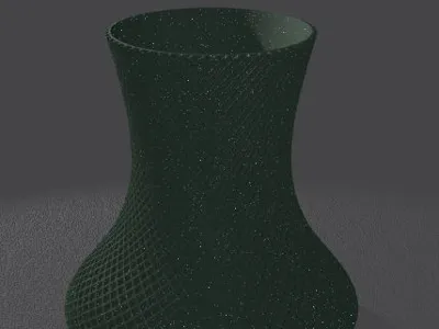 Dark green Vase