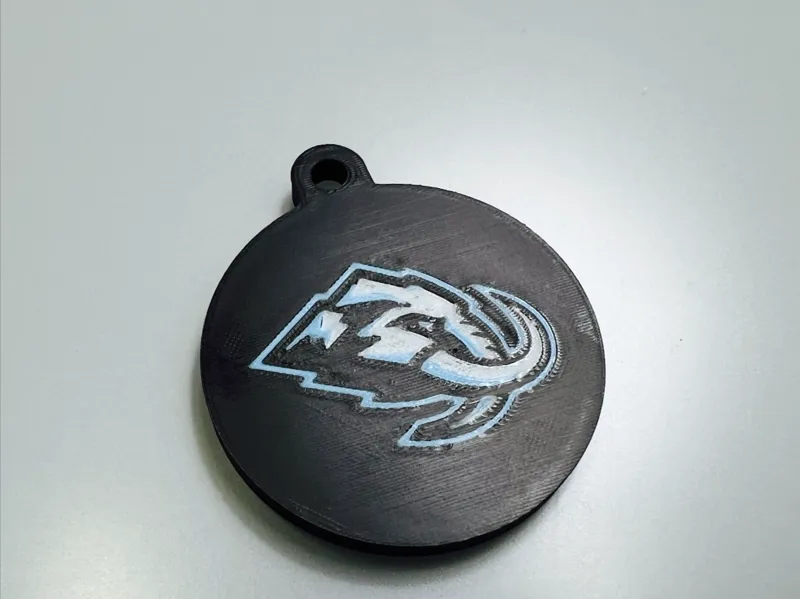 Utah Mammoth Puck Keychain