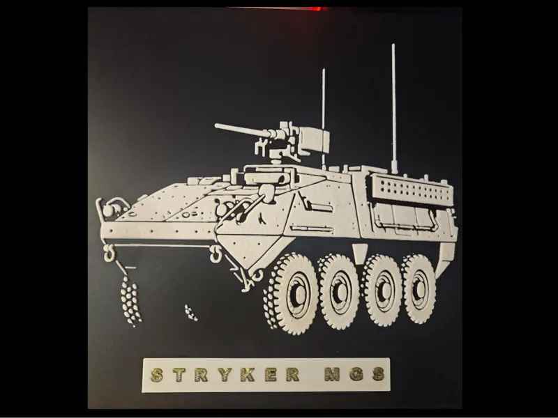 Stryker MGS Hueforge + Nametag