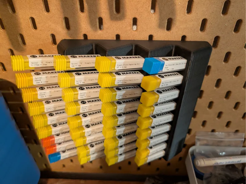 CNC Bit Holder for Ikea Skadis