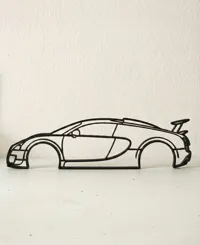 Décoration murale silhouette Bugatti Veyron — photo 2