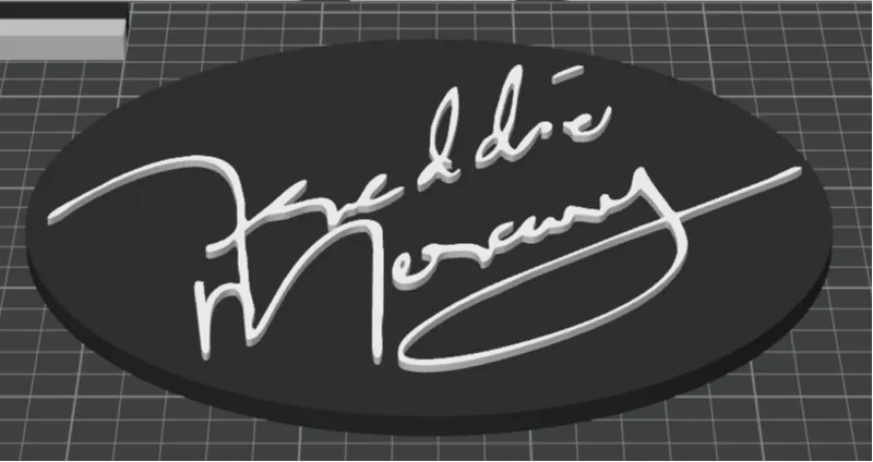 Autographe Freddy Mercury