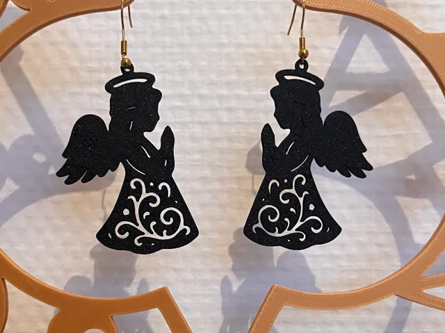 Earrings Christmas - Angel