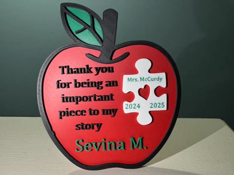 Teacher Gift Apple AMS