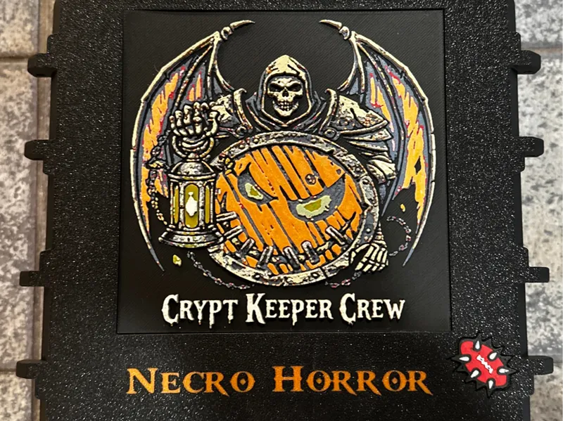 Necromonic Horror Team inlay for Blood Bowl box