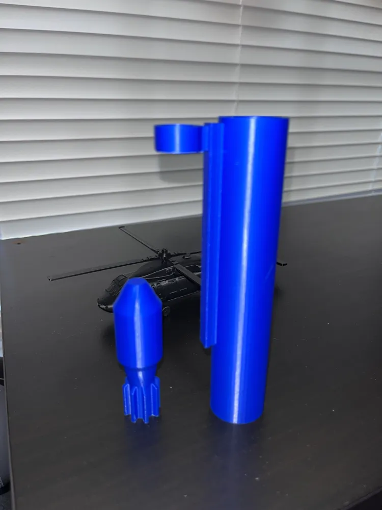 Lung powered mini mortar launcher with mortar. - Free 3D Print Model ...