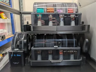 AMS 2 Pro Stacking racks