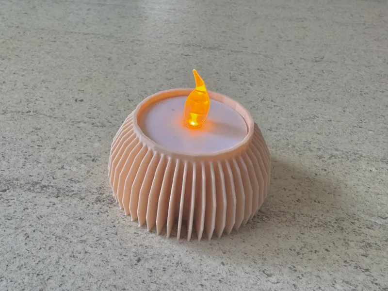 Tealight holder – fanned – (battery T lights only)