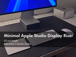 Minimal Apple Studio Display Riser