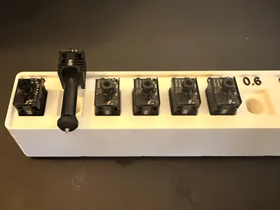 Gridfinity Bin 5x1x6 H2C Induction Nozzles