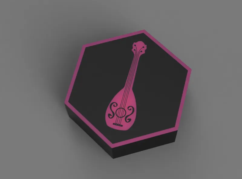 Hex Dice Case Bard