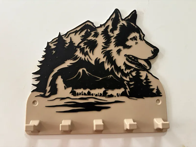 Schlüsselbrett Sleddog