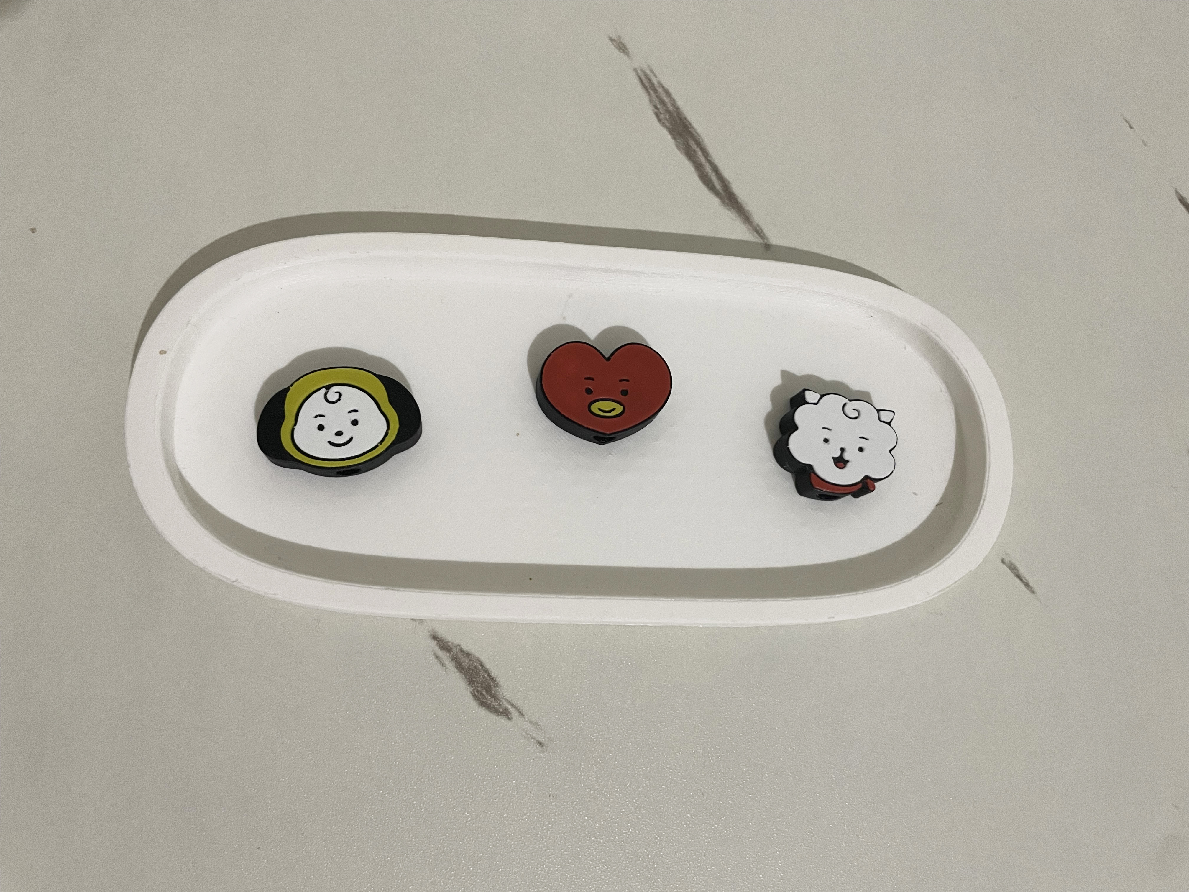 Chunky BTS Cartoon 3D Charms - 1