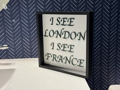 I See London I See France Bathroom Decor