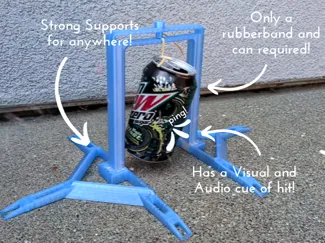 Audio/Visual Cue Target for Nerf Guns!