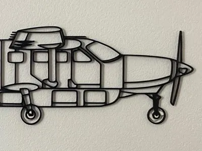 C208 Cessna Caravan wall art