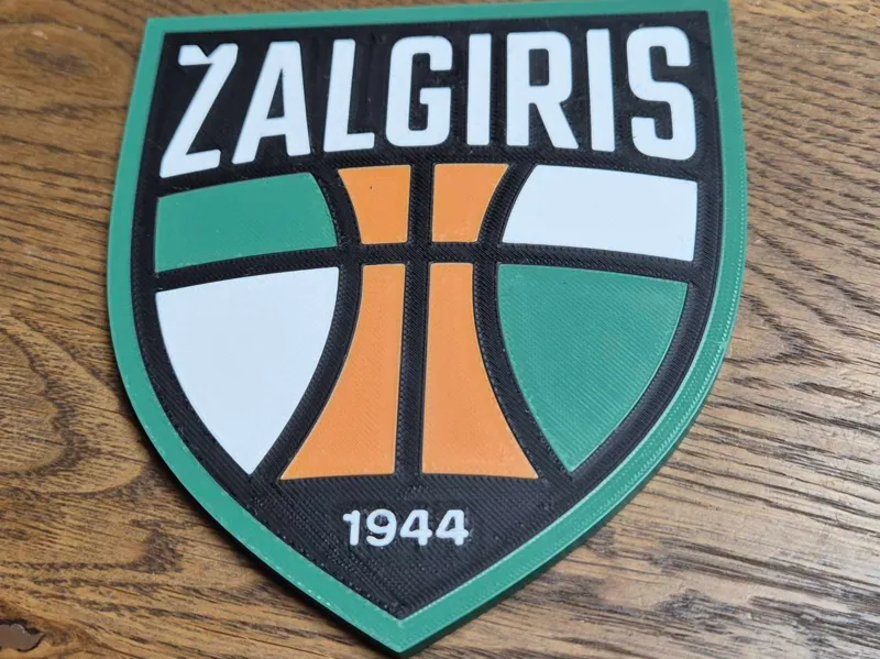 Zalgiris Kaunas multicolor logo