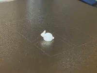 One Bunny, 0.08mm layer, 2 walls, 15% infill