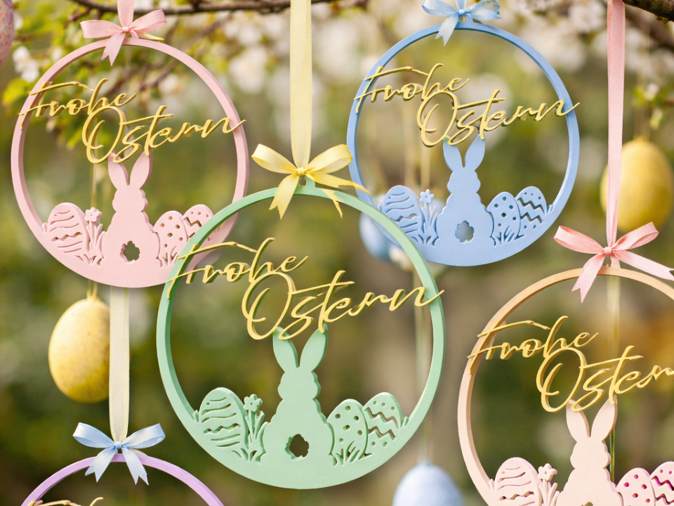 Frohe Ostern Anhänger