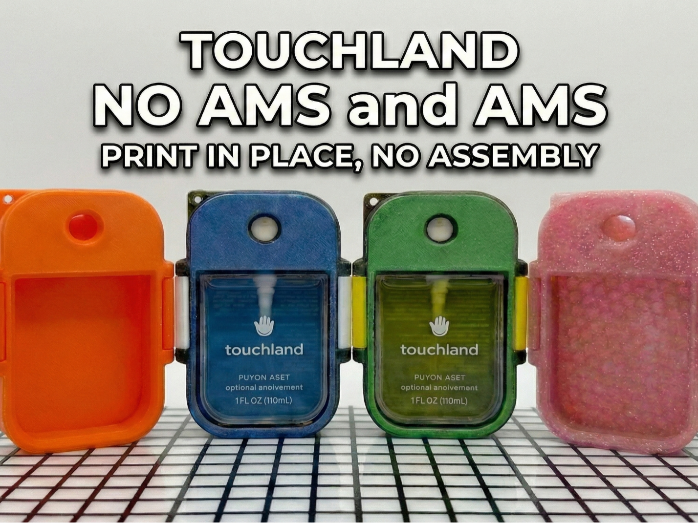 Touchland Case | PIP Latch & Keychain Loop
