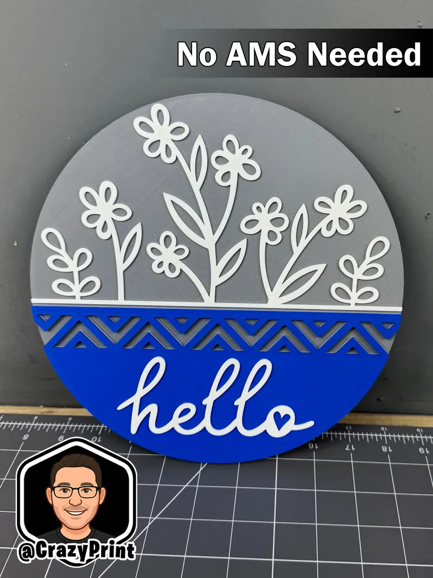 Hello Fun Sign Just a fun