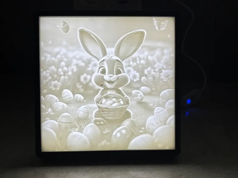 osterhase lithophane