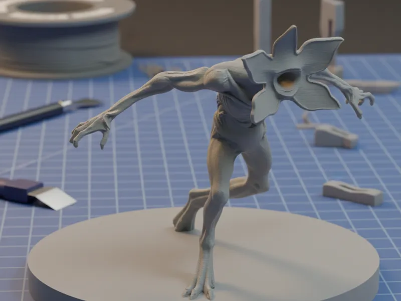 Epic Demogorgon Miniature - High Detail Stranger