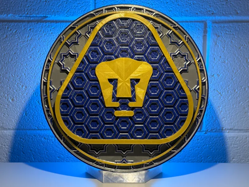 Club Universidad Nacional Pumas Dimensional Mosaic