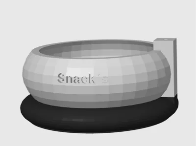 Snack Bowl with Flag