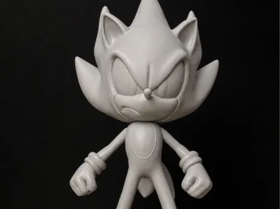 LIFE-SIZE GOLDEN SONIC SEGA'S LEGENDARY HEDGEHOG 