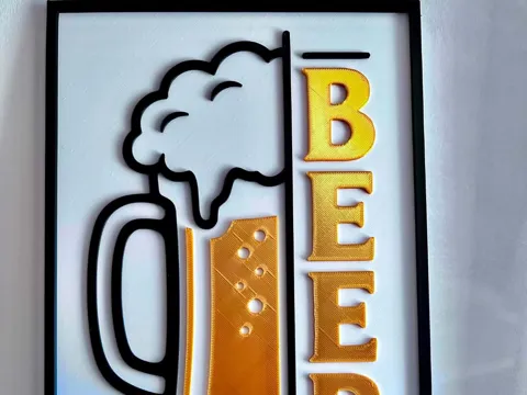 Soporte: Beer Wall Decor — referencia de MakerWorld