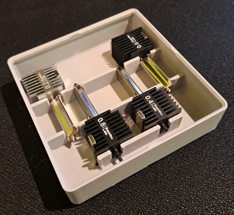 A1 Gridfinity nozzle bin 2x2x3