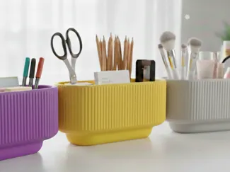 Fluted Organizer - No Ext Supports - Clean Result