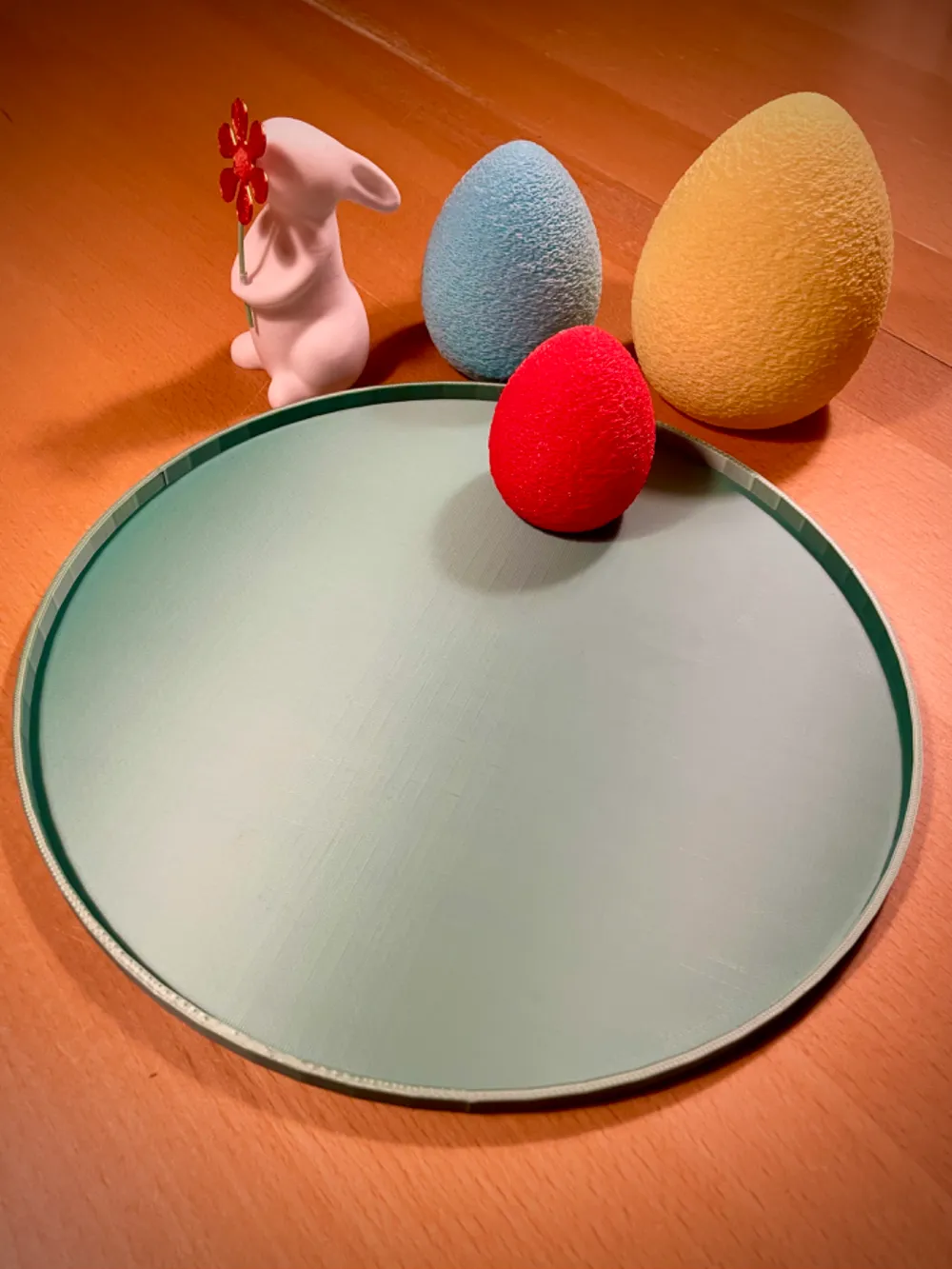 Large round plate for decorations and display by ubexhh makerworld