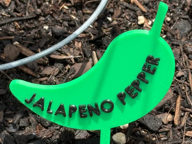 Jalapeno Peper Garden Sign