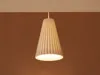 Fluted Cone Pendant Lampshade